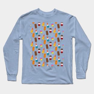 Chilled Friends *Clear BG* Long Sleeve T-Shirt